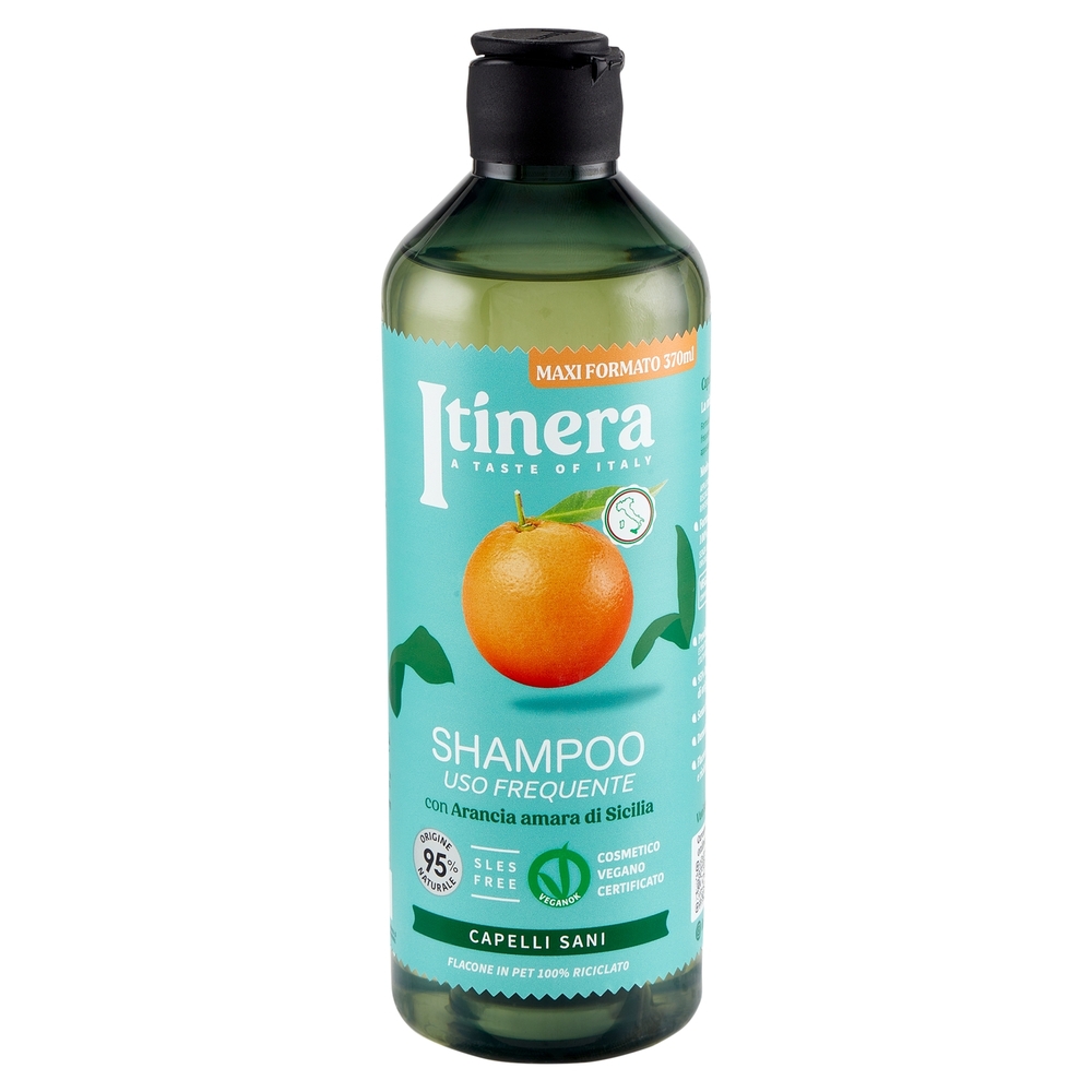 Itinera Shampoo Uso Frequente con Arancia amara di Sicilia 370 ml